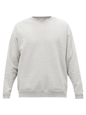 Snow Peak - Crew-neck Cotton-jersey Sweatshirt - Mens - Grey