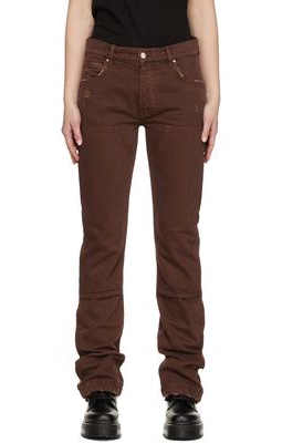 AMIRI Brown Carpenter Jeans