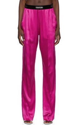 TOM FORD Pink Silk PJ Lounge Pants