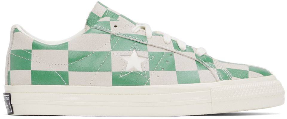 Converse Green & Grey Warped Board Sneakers