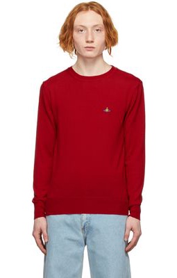 Vivienne Westwood Red Orb Round Neck Sweater