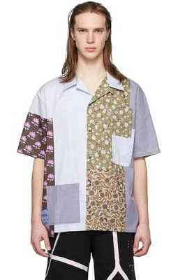 MCQ Multicolor Patchwork Oversized Shirt