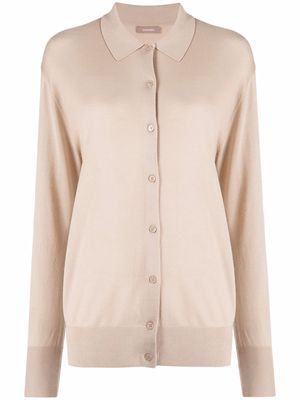 12 STOREEZ long-sleeved knit shirt - Neutrals