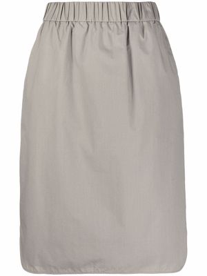 Fabiana Filippi elasticated midi skirt - Grey