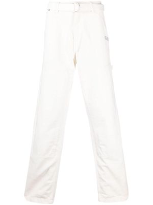 Off-White CORP DENIM CARPENTER PANT WHITE BLACK