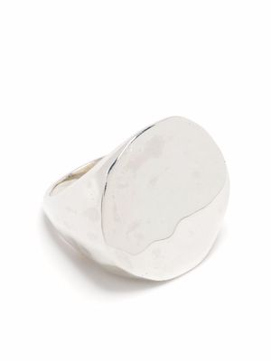 Rosa Maria hammered-surface ring - Silver