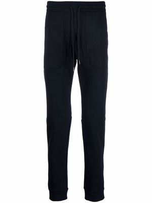 Woolrich drawstring-waist slim-cut track pants - Blue