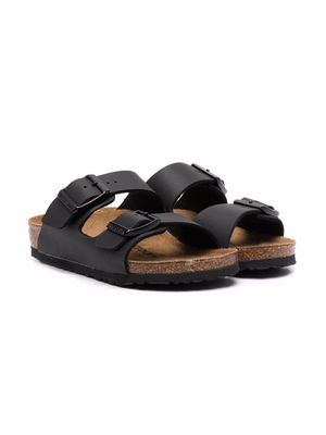 Birkenstock Kids Arizona buckle-strap sandals - Black
