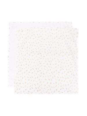Bonpoint 2-pack swaddle blankets - White