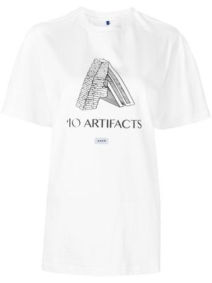 Ader Error 10 Artifacts T-shirt - White