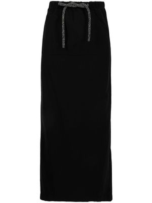 Christopher Esber crystal-embellished maxi skirt - Black