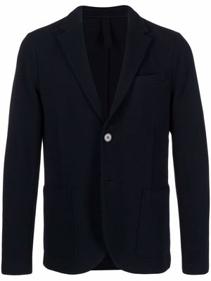 Harris Wharf London single-breasted stretch blazer - Blue