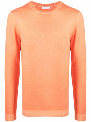 Malo fine-knit cashmere-blend jumper - Orange