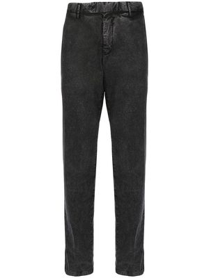 Pt01 mid-rise straight trousers - Black