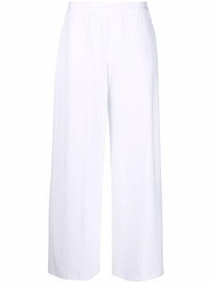 Stefano Mortari high-waist wide-leg trousers - White