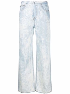 Just Cavalli tie-dye wide-leg jeans - Blue