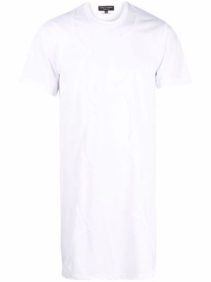 Comme Des Garçons Homme Plus long-line t-shirt - White