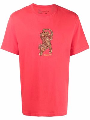 Maharishi Tiger-embroidered organic-cotton T-shirt