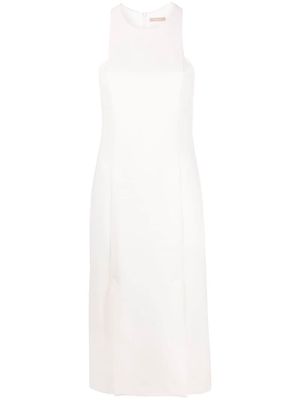 12 STOREEZ panelled halterneck dress - White