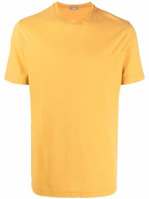 Zanone crew-neck T-shirt - Yellow