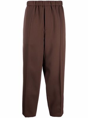 Jil Sander wool straight-leg trousers - Brown