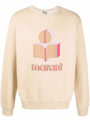 Isabel Marant Miko organic cotton sweatshirt - Neutrals