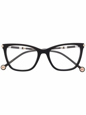 Carolina Herrera cat-eye frame glasses - Black