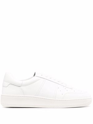 SANDRO perforated low-top sneakers - White