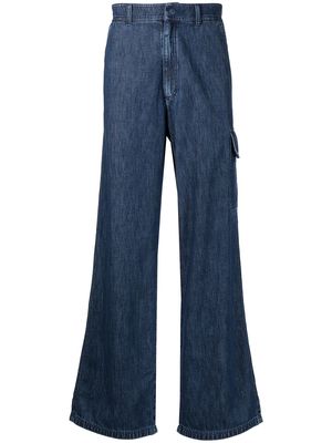 Valentino high-waisted loose-fit jeans - Blue