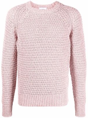 Salvatore Ferragamo long-sleeved knitted jumper - Pink