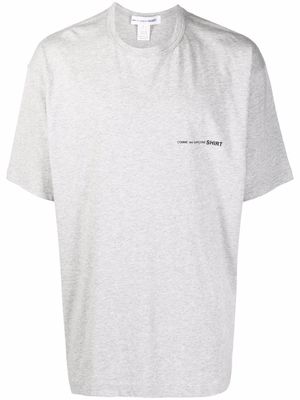 Comme Des Garçons Shirt logo print cotton T-shirt - Grey