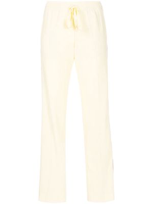 Zadig&Voltaire Willy side-stripe trousers - Yellow