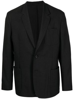 PAUL SMITH darted single-breast wool blazer - Black