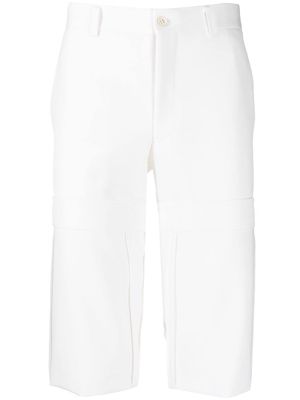 Comme Des Garçons Homme Plus cropped tailored trousers - White