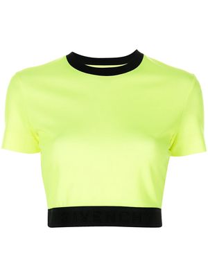 Givenchy cropped short-sleeved T-shirt - 734-FLUO YELLOW