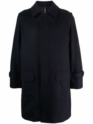 Mackintosh ARNHALL wool-cashmere coat - Blue
