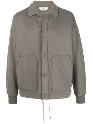 Z Zegna long-sleeve button-fastening jacket - Green