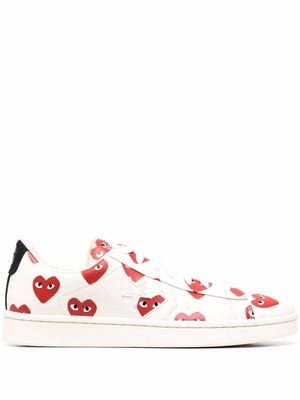 Comme Des Garçons Play x Converse x Converse All Star low-top sneakers - White