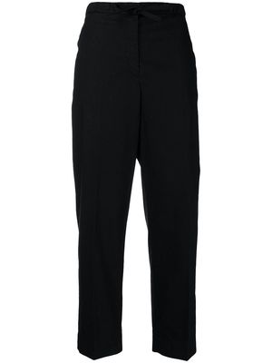 Jil Sander straight-leg cropped pants - Black