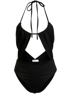 Rosetta Getty halterneck cut-out swimsuit - Black