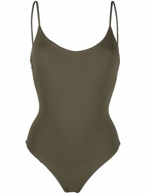 Fisico V-back one-piece - Green