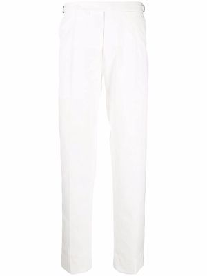 Brioni tailored-cut straight-leg trousers - White