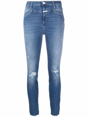Closed distressed slim-fit jeans - Blue