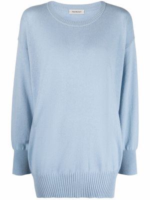 There Was One knitted cashmere jumper - Blue