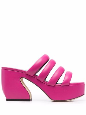 Sergio Rossi strap-detail open-toe sandals - Pink