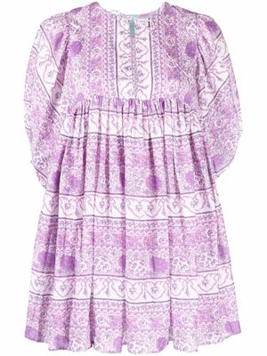 CELESTE PISENTI Cleo mini dress - Purple