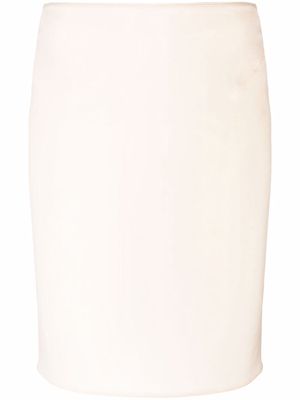 Jacquemus pencil mini skirt - Neutrals
