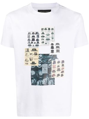 Viktor & Rolf hat print T-shirt - White
