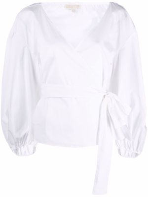 Michael Michael Kors wrap-around style blouse - White