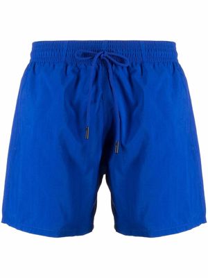 ETRO logo-patch swim shorts - Blue